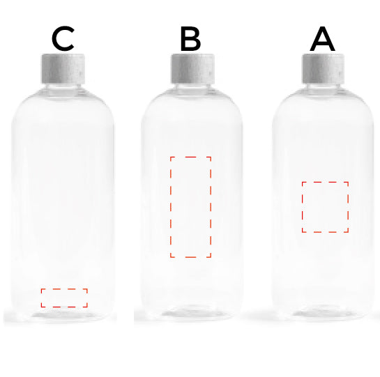 Gourde en plastique recyclé ♻️ 750 mL "Bubu" personnalisable fabrication France 🇫🇷