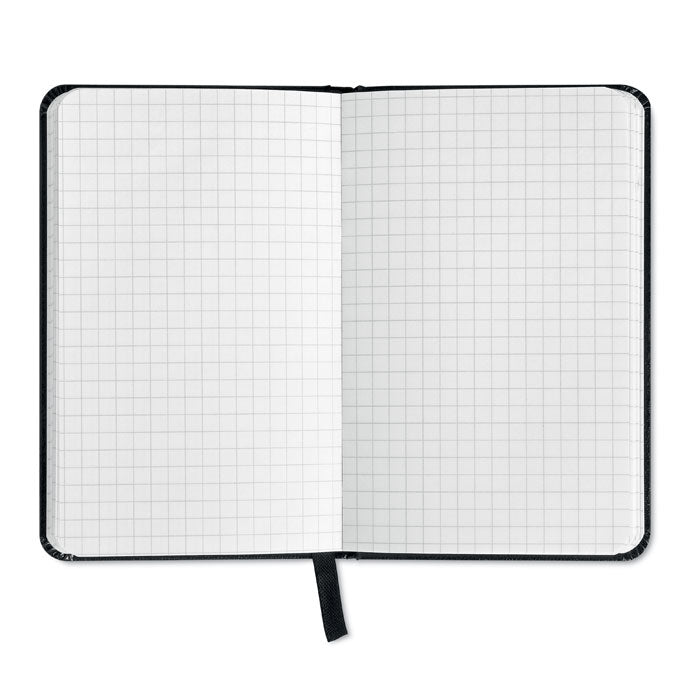 Carnet de notes A5 à couverture rigide avec 96 feuilles quadrillées SQUARED personnalisable