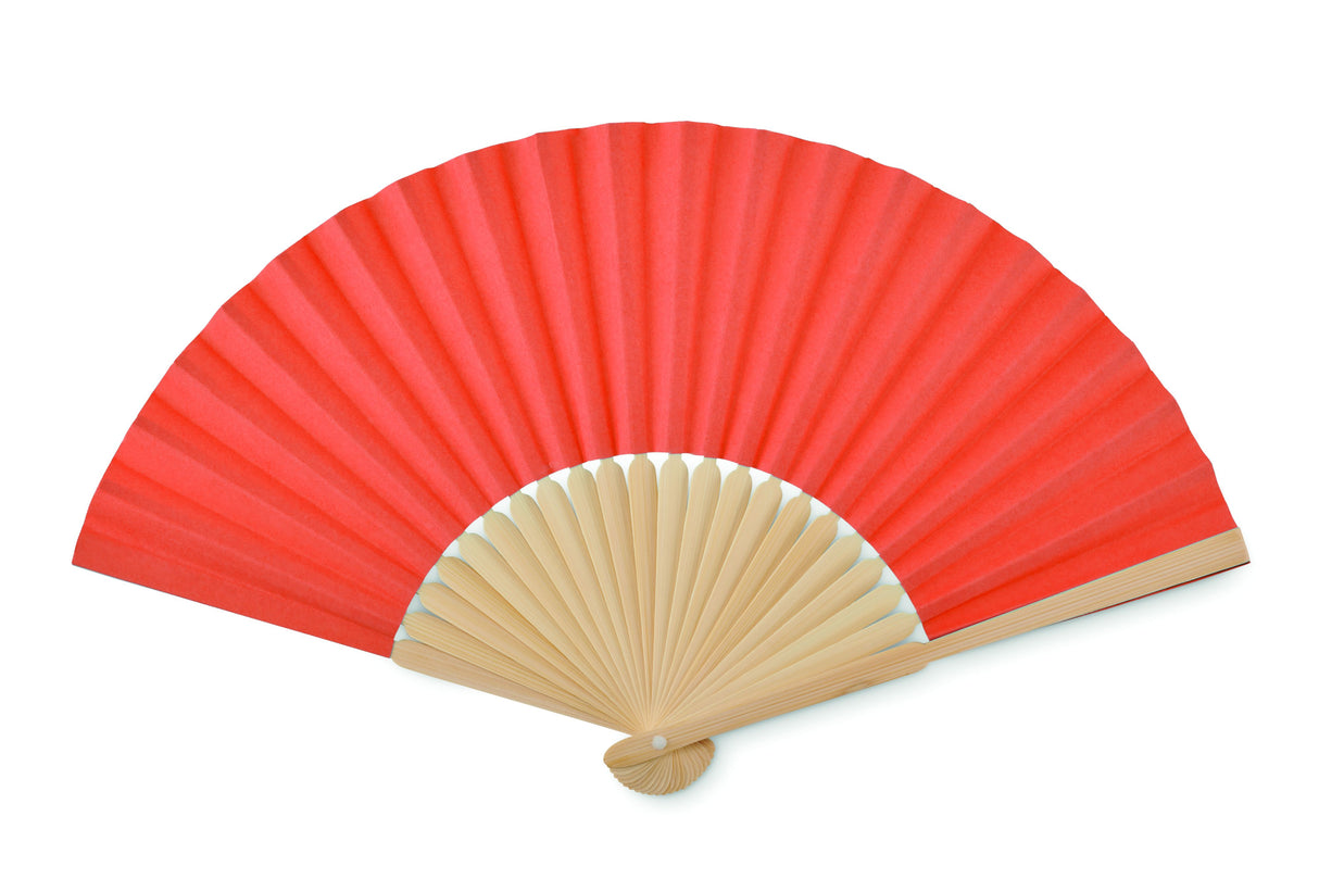 Eventail en bambou FANNY PAPER personnalisable-3