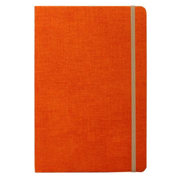 Carnet de notes A5 à couverture papier aspect toilé personnalisable fabrication France 🇫🇷