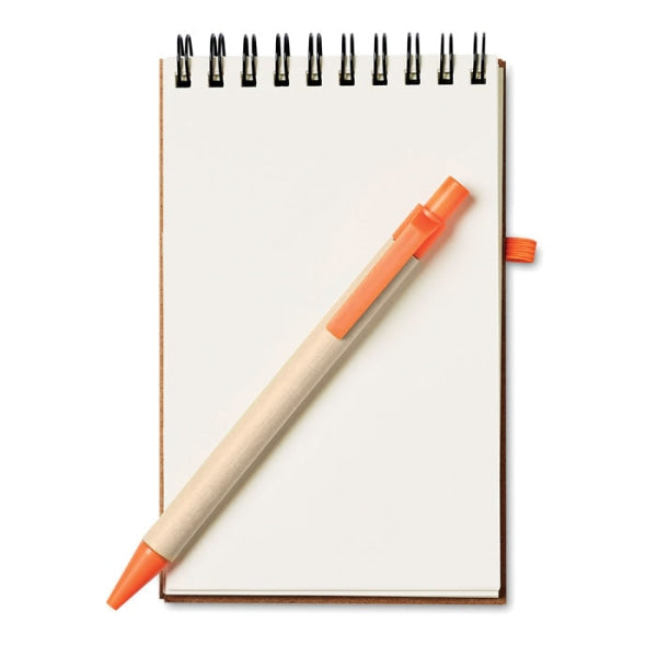 Bloc-Notes Recyclé Et Stylo Sonora Personnalisable Carnets