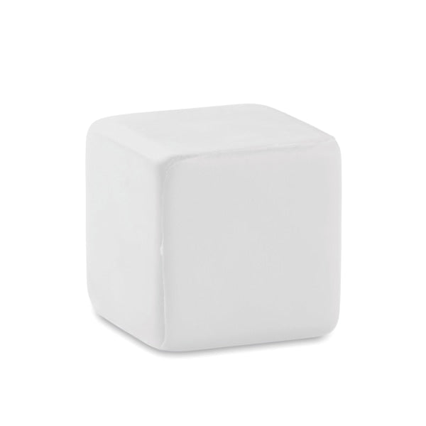 Carré Antistress Squarax Personnalisable Blanc Anti Stress/ Bonbons