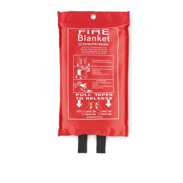 Couverture Anti-Feu 120X180Cm Vatra Personnalisable Red Accessoires De Voiture