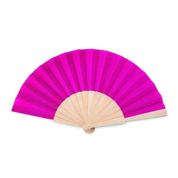 Eventail Manuel. Fanny Wood Personnalisable Pink Articles De Plage