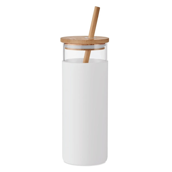 Gobelet En Verre 450Ml. Strass Personnalisable White Vaisselle