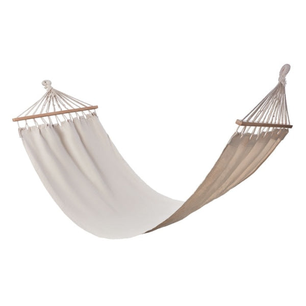 Hamac En Poly Coton Hammaca Personnalisable Beige Plein Air