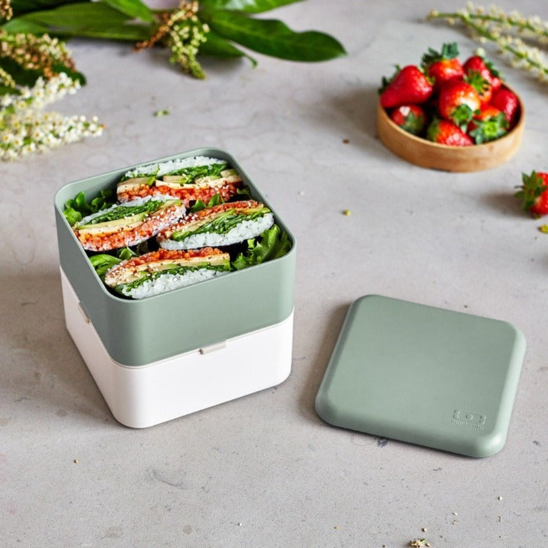 Boîte à repas (lunchbox) Mon Bento® format carré fabrication France 🇫🇷