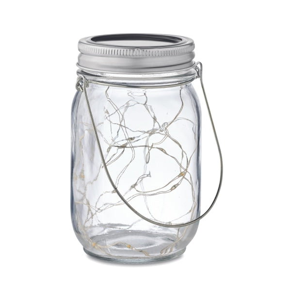 Lampe Solaire Dextérieur Pot Lamp Personnalisable Transparent Plein Air