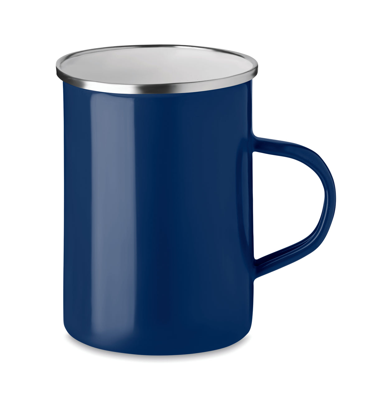 Tasse en métal couche d'émail SILVER personnalisable-1