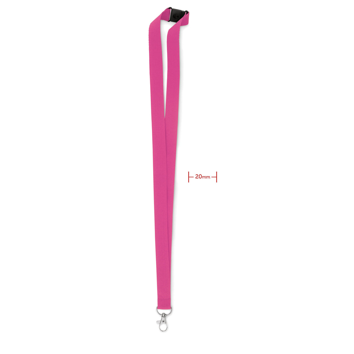Lanyard crochet métal 20mm PANY personnalisable-8