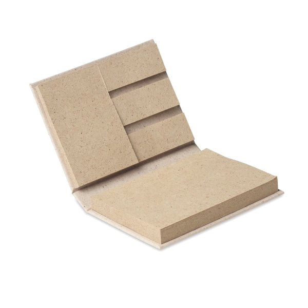 Notes Adhésives Papier Dherbe Grass Sticky Personnalisable Beige Accesoires De Bureau