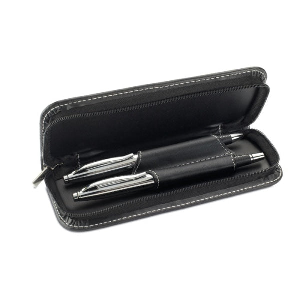 Parure Stylos Roller/Bille Baltimore Personnalisable Black Ecriture