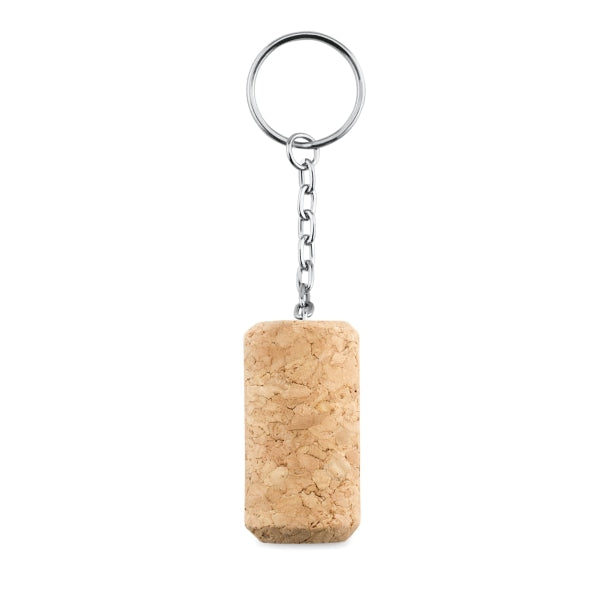 Porte-Clés Bouchon De Liège Tapon Personnalisable Beige Accessoires