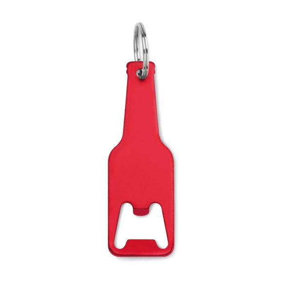 Porte-Clés Decapsuleur En Alu Botelia Personnalisable Red Accessoires