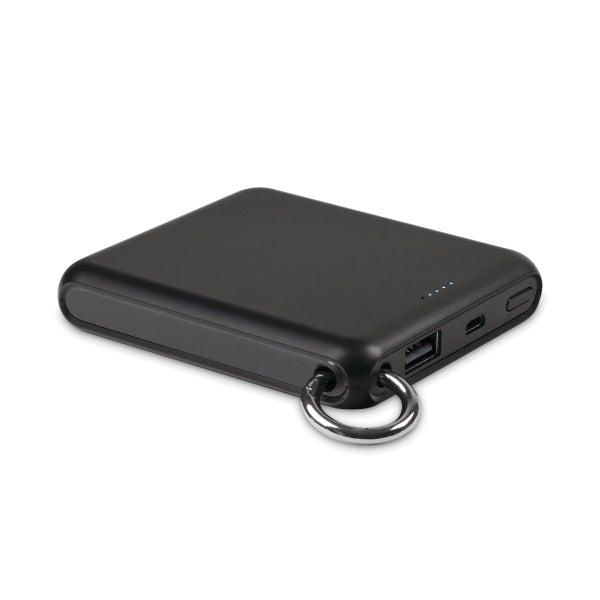 Powerbank/Chargeur En Abs Duo Personnalisable Noir Powerbanks
