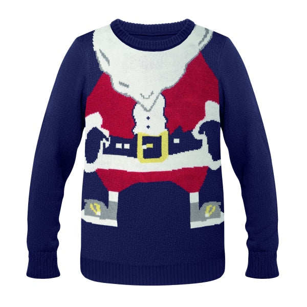 Pull De Noël L/Xl Shimas Personnalisable Bleu Textile
