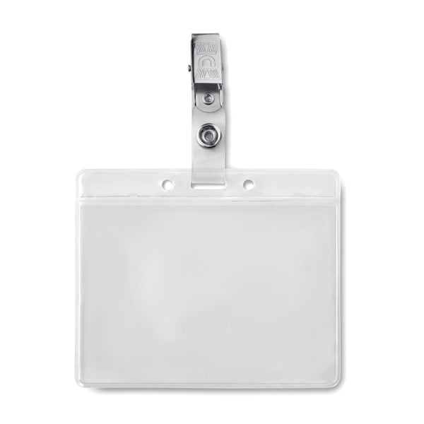 Pvc Badge Holder Clipbadge Personnalisable Transparent Accessoires