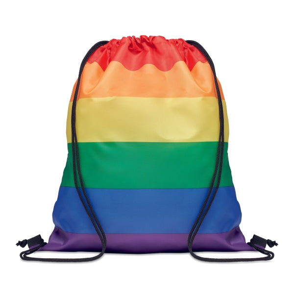 Sac À Cordon Arc-En-Ciel Rpet Bow Personnalisable Multicolour Sacs Dos & De Plein Air