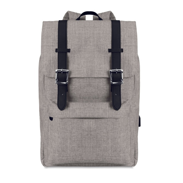 Sac À Dos En Polyester 600D Riga Personnalisable Gris Sacs Business