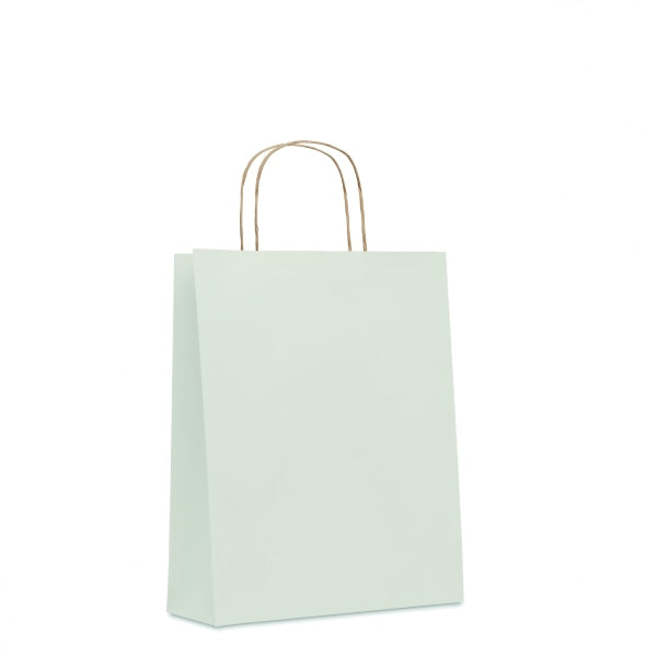 Sac En Papier Moyen Format Paper Tone M Personnalisable White Sacs Shopping