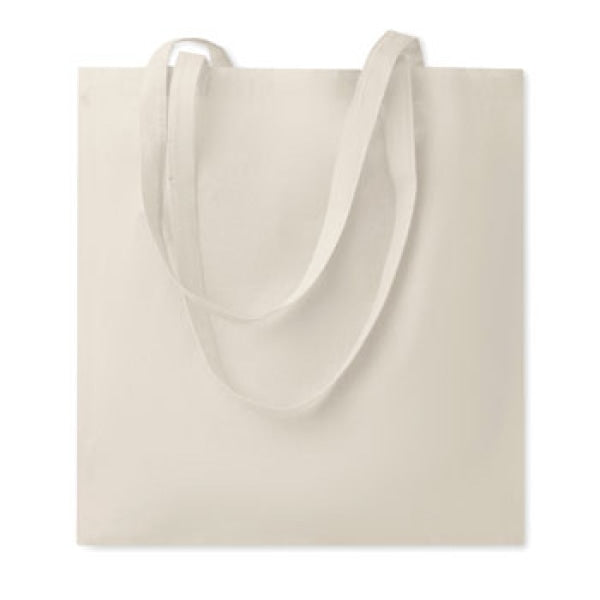 Sac marron avec étiquette en papier | PSD Premium