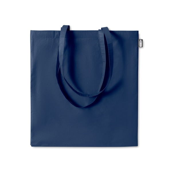 Sac Shopping En Rpet Laminé Tote Personnalisable Blue Sacs