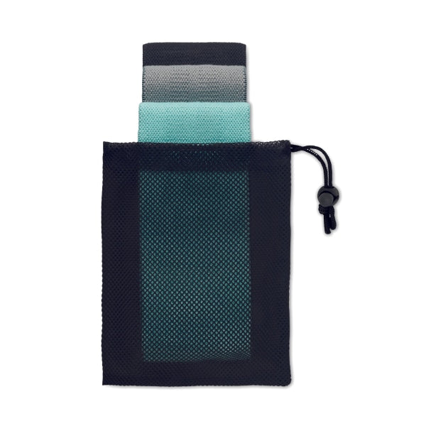 Set De 3 Bandes Fitness Banda Personnalisable Black Sport & Santé