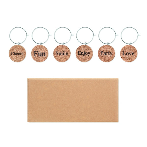 Set De Marqueurs Pour Verre Labely Personnalisable Brown Accessoires