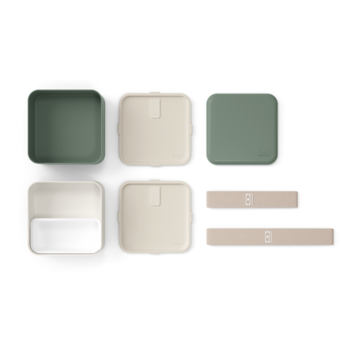 Boîte à repas (lunchbox) Mon Bento® format carré fabrication France 🇫🇷