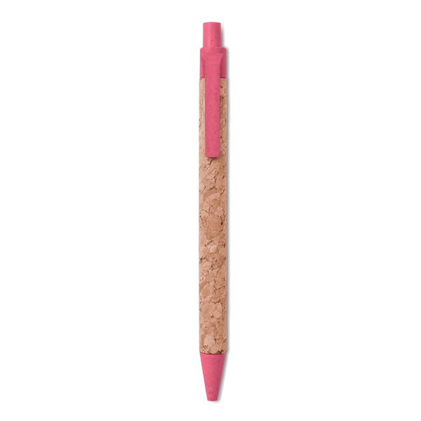 Stylo Bille En Liège / Blé-Pail Montado Personnalisable Red Ecriture