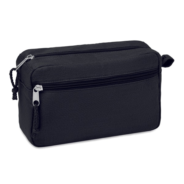 Trousse De Toilette En Chanvre Naima Cosmetic Personnalisable Black Soins La Personne