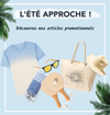 Objets promotionnels pour l'été ou la plage
