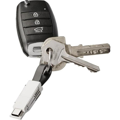 Porte-clés avec câble de chargement 4 en 1 KEY C personnalisable