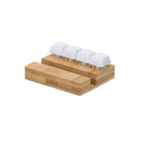 Support à smartphone avec touches clavier anti-stress en bambou personnalisable