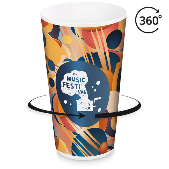 Gobelet réutilisable 500ml FESTA CUP personnalisable