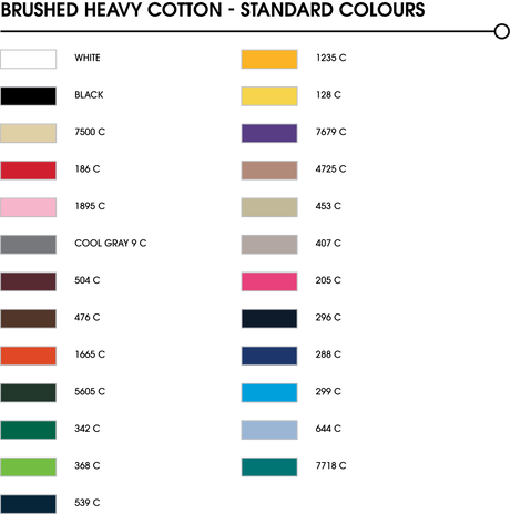Visière en coton épais brossé 280g personnalisable