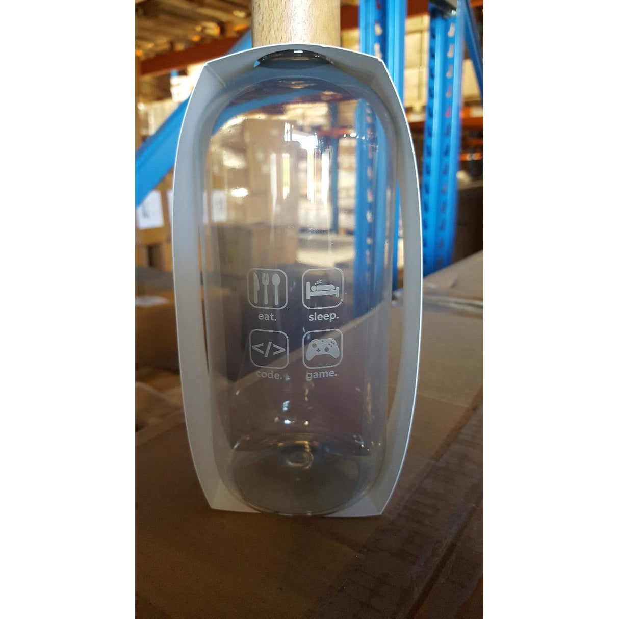 Gourde en plastique recyclé ♻️ 750 mL "Bubu" personnalisable fabrication France 🇫🇷