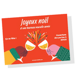 Carte message ou flyer A6 ou A5 personnalisé