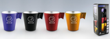 Set de 4 tasses à Expresso en verre 8 cl Luminarc® personnalisé fabriqué en 🇫🇷
