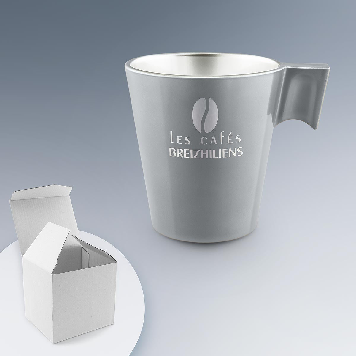 Mug en verre 22 cl Luminarc® personnalisée fabrication France 🇫🇷