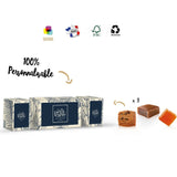 Personalized 3-Delicacy Chocolate Wrapper, Made in France 🇫🇷