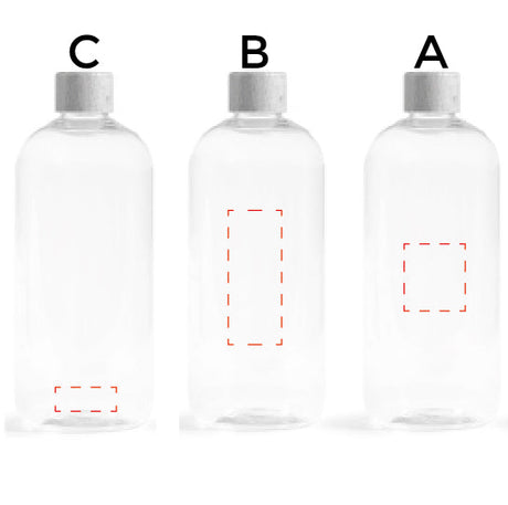Gourde en plastique recyclé ♻️ 750 mL "Bubu" personnalisable fabrication France 🇫🇷