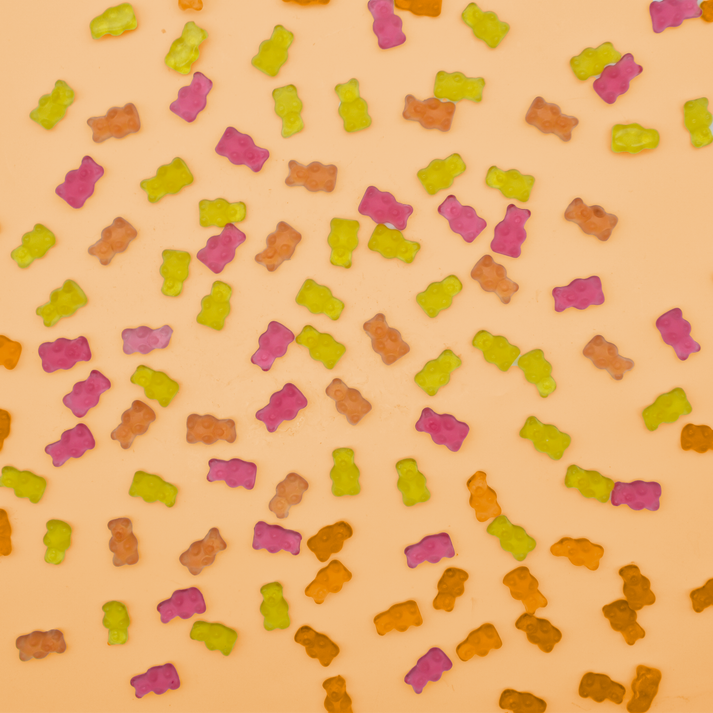 Custom 50g vegan & sugar-free gummy bears made in France 🇫🇷