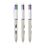 Stylo BIC® 4 couleurs coloris brillants personnalisé fabriqué en 🇫🇷