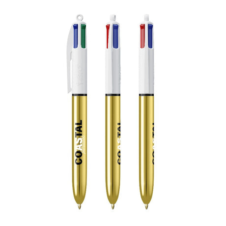 Stylo BIC® 4 couleurs coloris brillants personnalisé fabrication France 🇫🇷