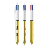 Stylo BIC® 4 couleurs coloris brillants personnalisé fabriqué en 🇫🇷