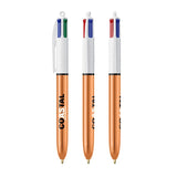 Stylo BIC® 4 couleurs coloris brillants personnalisé fabriqué en 🇫🇷