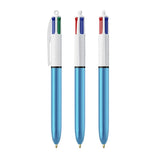 Stylo BIC® 4 couleurs coloris brillants personnalisé fabriqué en 🇫🇷