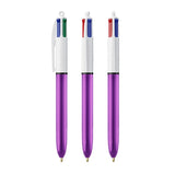 Stylo BIC® 4 couleurs coloris brillants personnalisé fabriqué en 🇫🇷