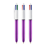 Stylo BIC® 4 couleurs coloris brillants personnalisé fabrication France 🇫🇷